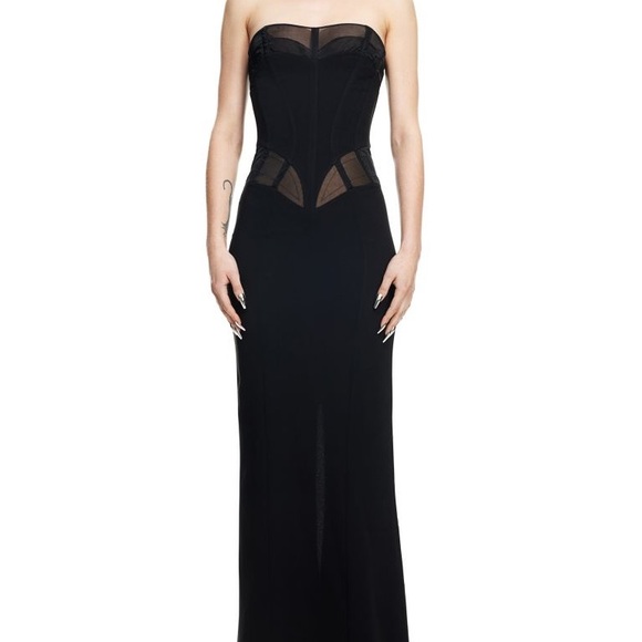 H&M x Mugler Strapless Evening Gown - Picture 2 of 2